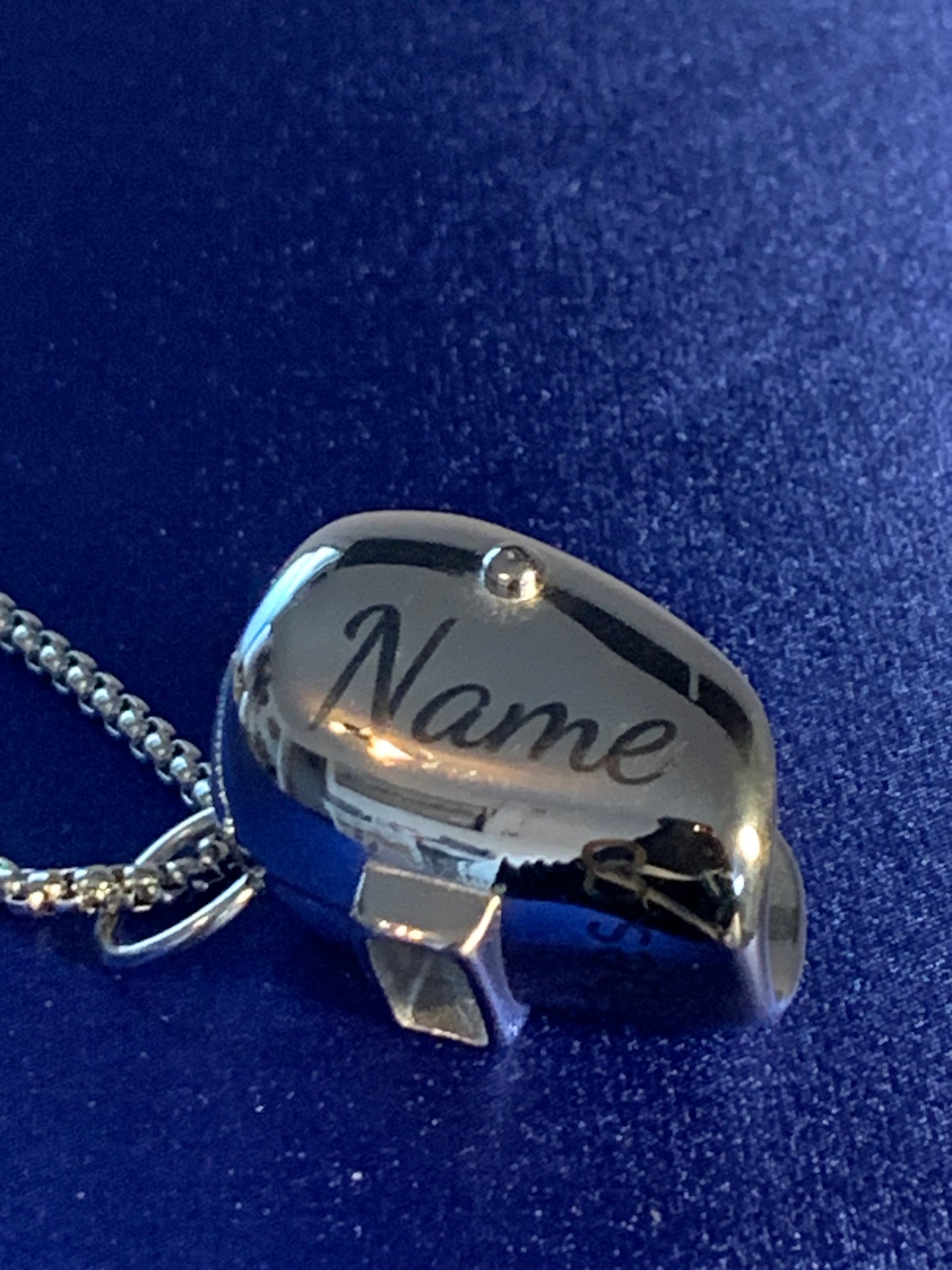 Welding Hood Pendant Necklace